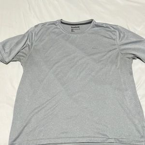 Grey Reebok workout shirt